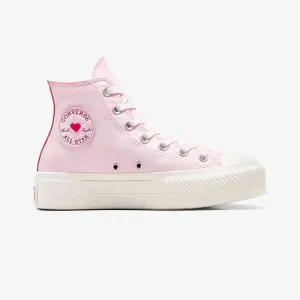 Converse | CHUCK TAYLOR ALL STAR LIFT PLATFORM HEARTS { PINK Heat Resistant Midsole