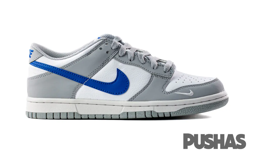 Dunk Low Mini Swoosh 'Wolf Grey Game Royal' GS (2023) Dynamic Suspension Sporty Edge