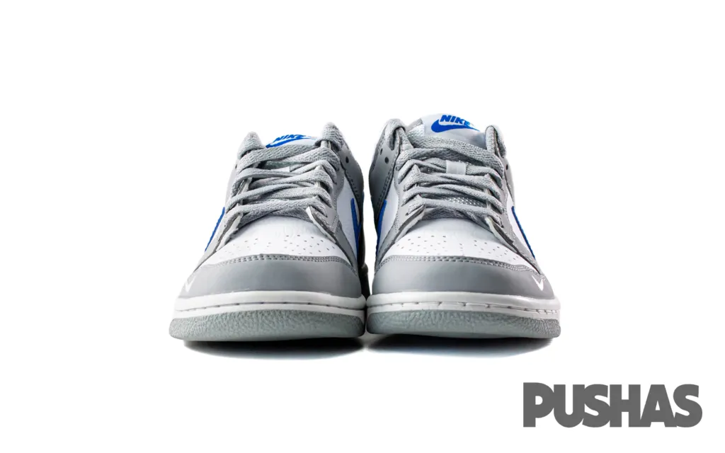 Comfortable Touch Cushioned Walk Dunk Low Mini Swoosh 'Wolf Grey Game Royal' GS (2023)