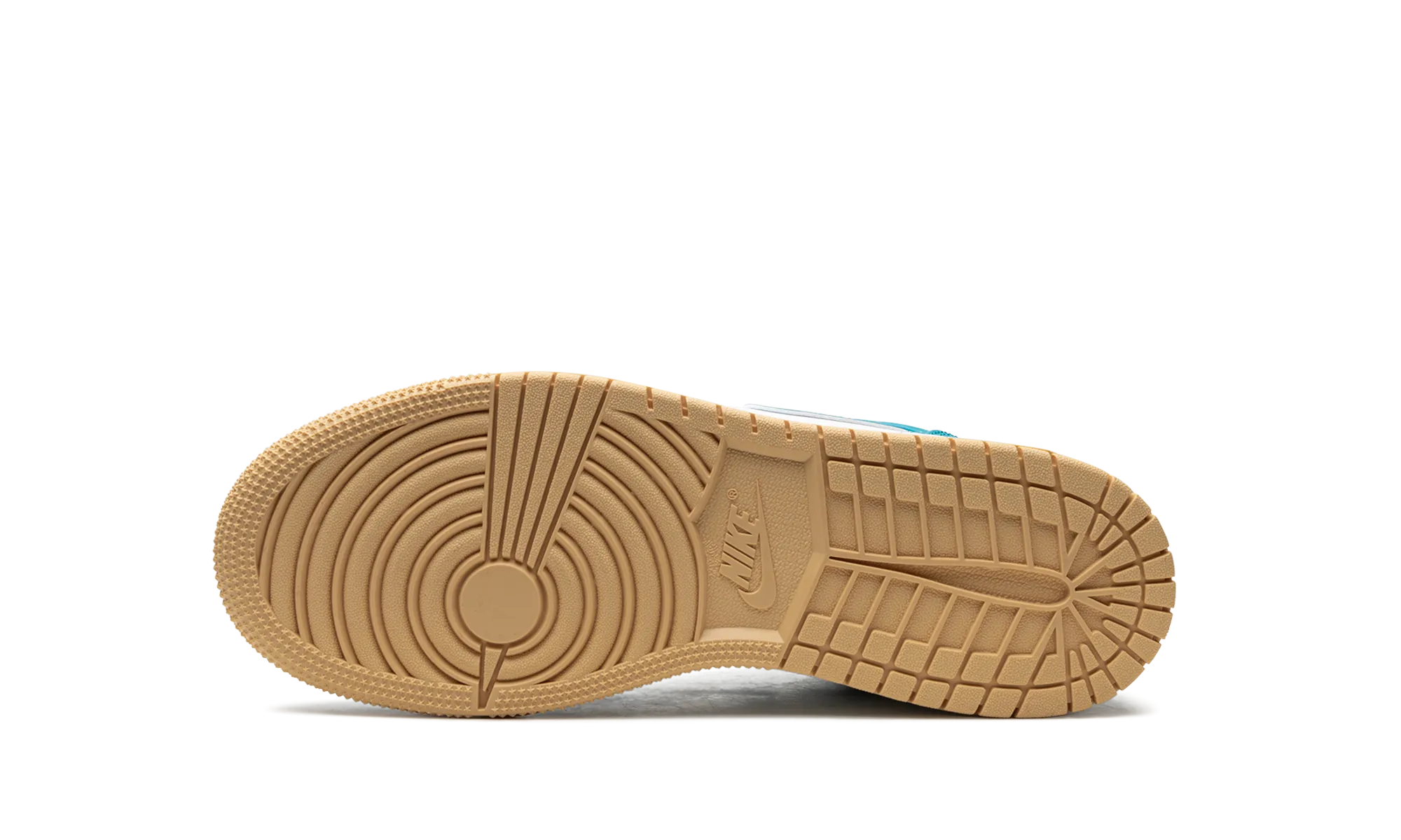 Air Jordan 1 Mid GS "Aquatone" Quick Dry Material Technology Endurance Sole