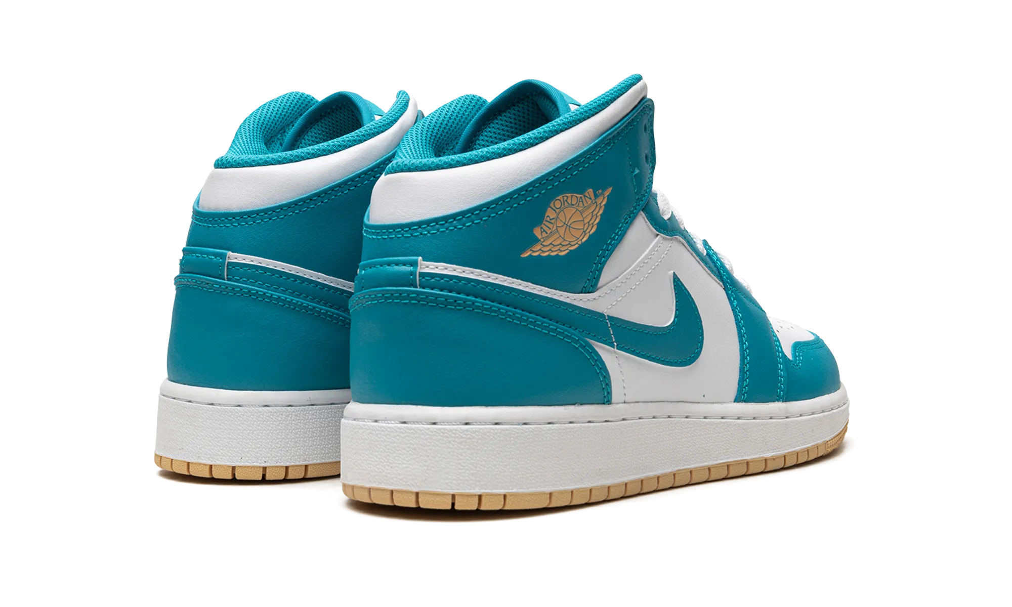 Air Jordan 1 Mid GS "Aquatone" Quick Movement Stability plate