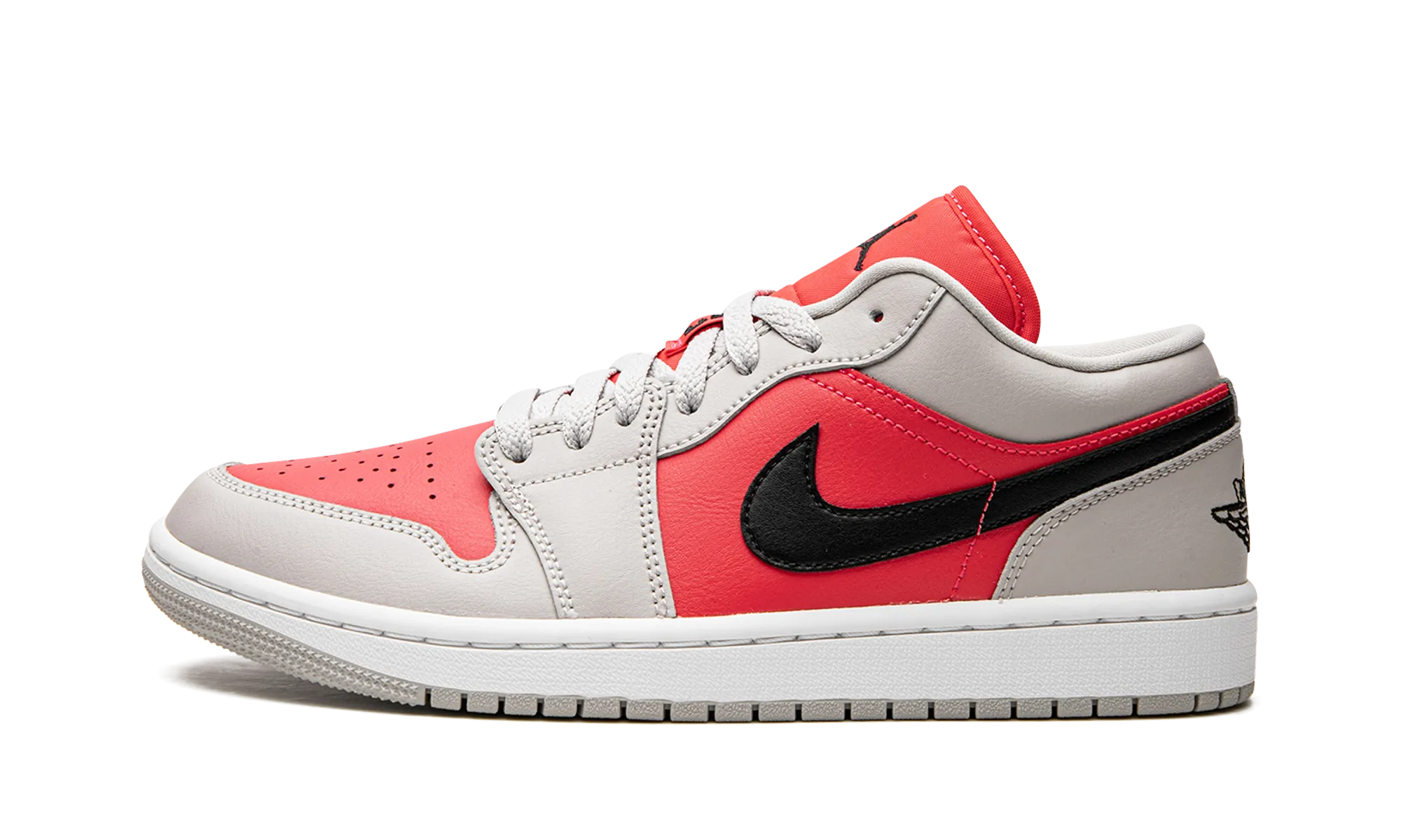 Versatile Footwear AIR JORDAN 1 LO WMNS "Light Iron Ore / Siren Red"