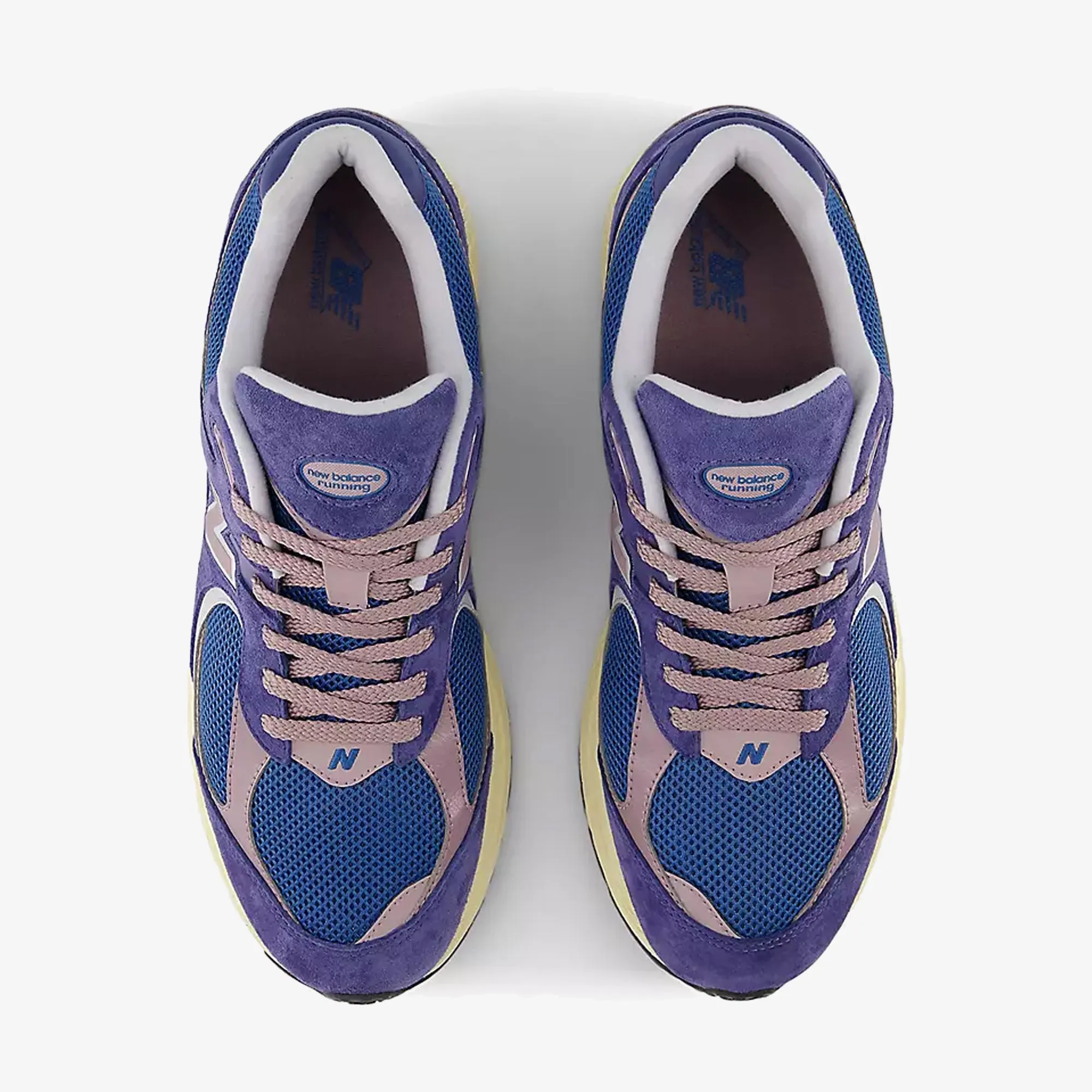 New Balance | 2002R { PURPLE/SEA STONE synthetic leather shoe feature