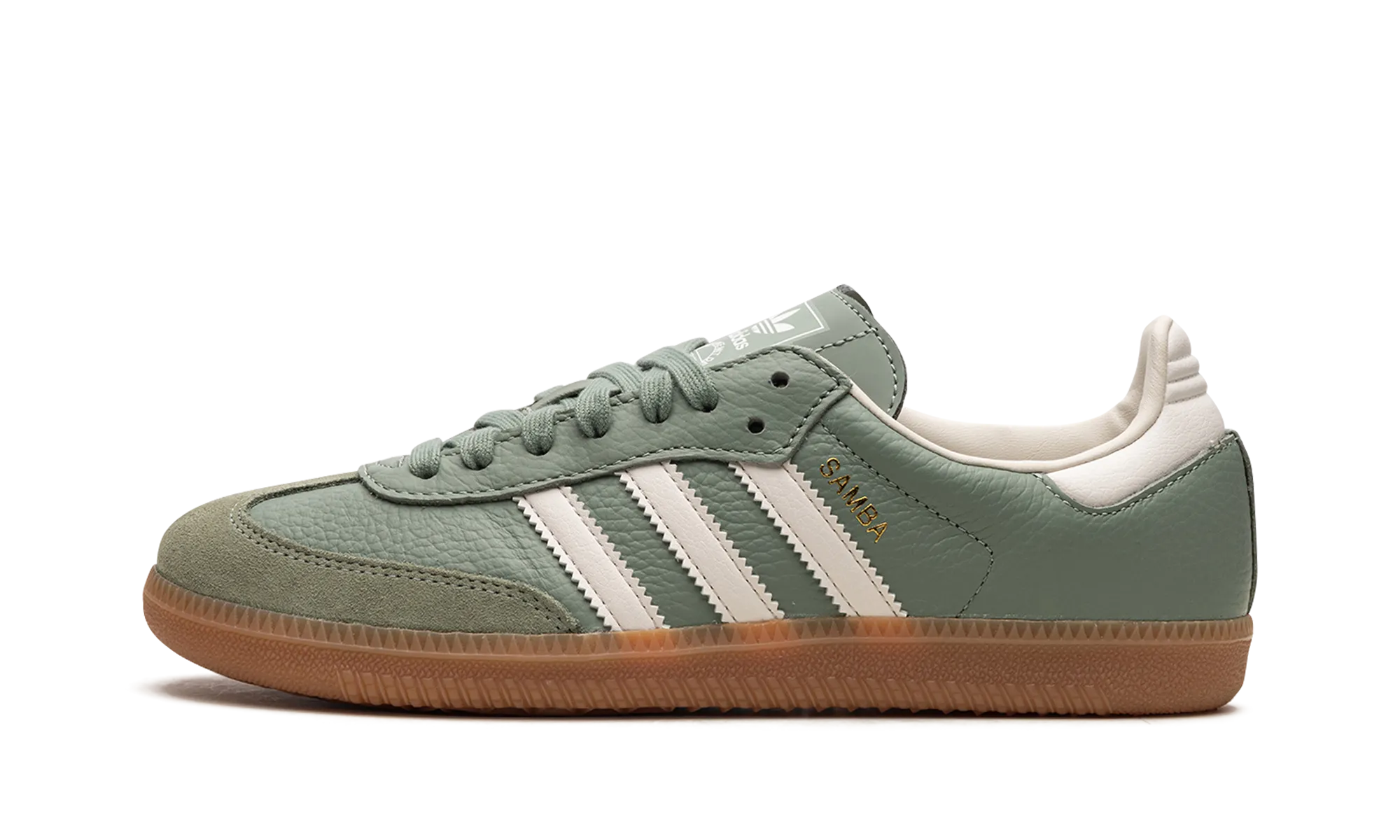SAMBA OG WMNS "Green/White" Bright Jog Wide Step