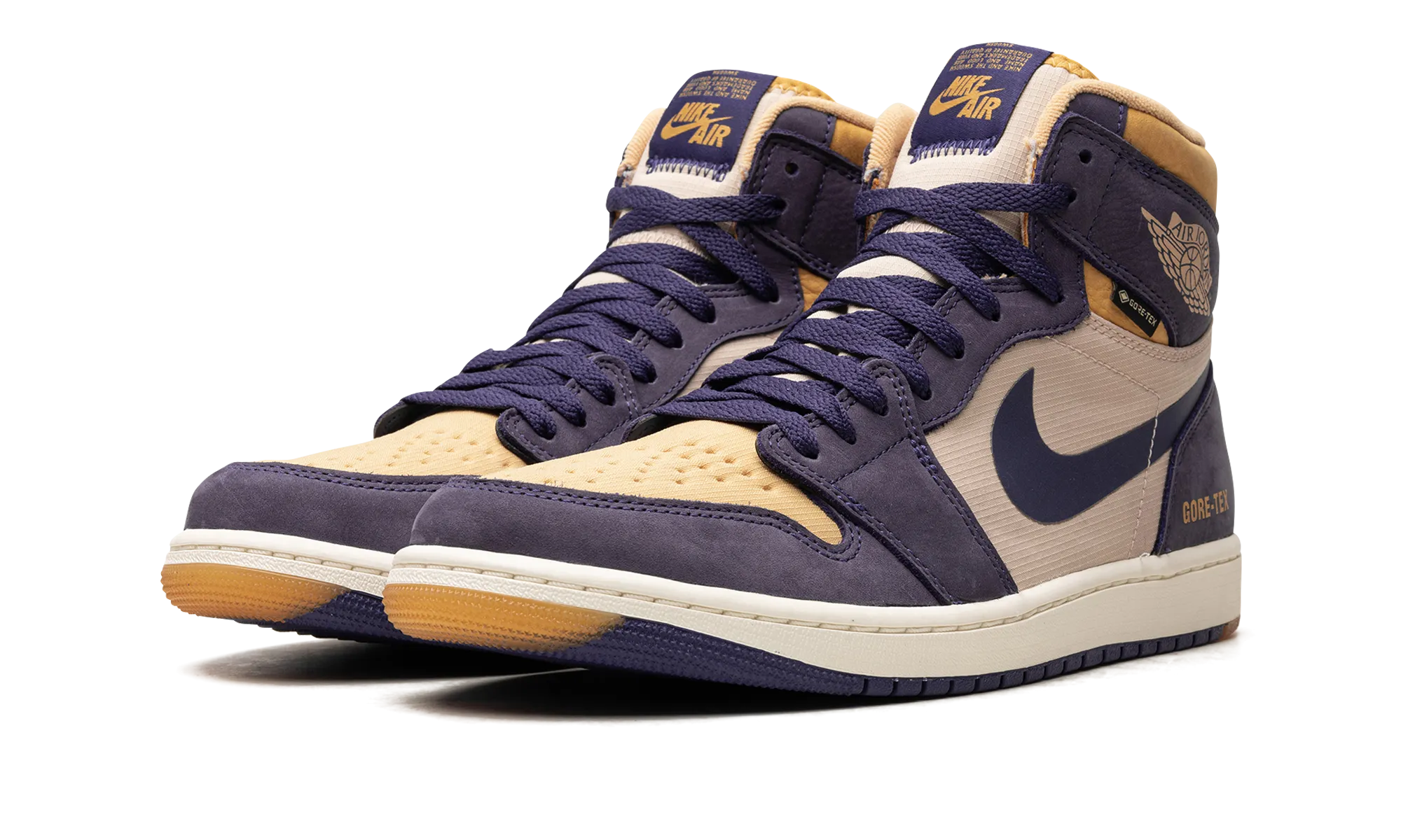 Air Jordan 1 Element Gore-Tex "Sky J Purple" Lace Secure Thermoformed Heel Cup