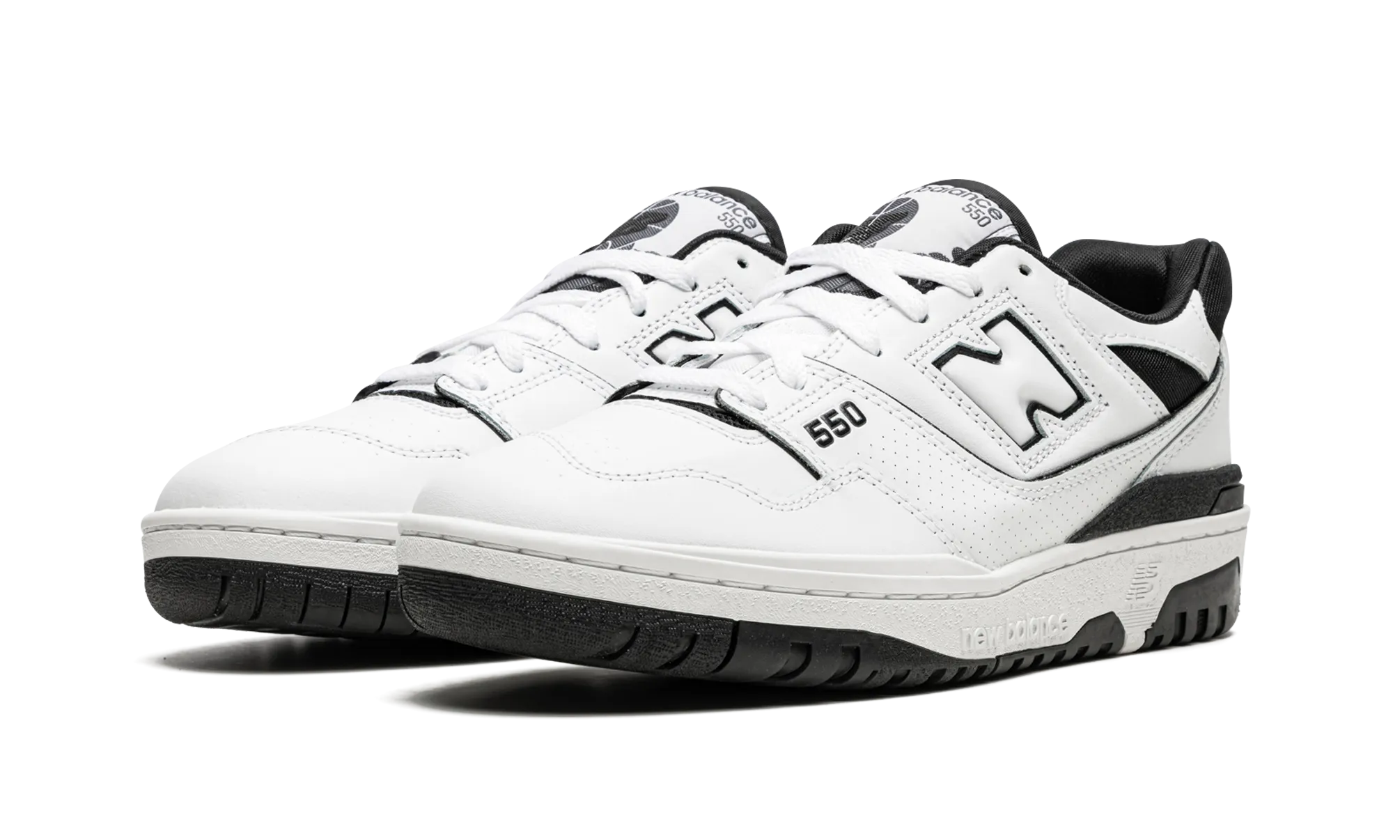 550 "White / Black" slip - on running shoes