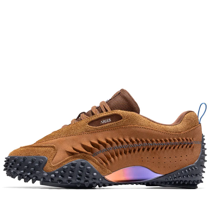Impact Resistant Cushioning Abrasion resistant Aries x Puma Mostro Craft - Mahogany/Teak