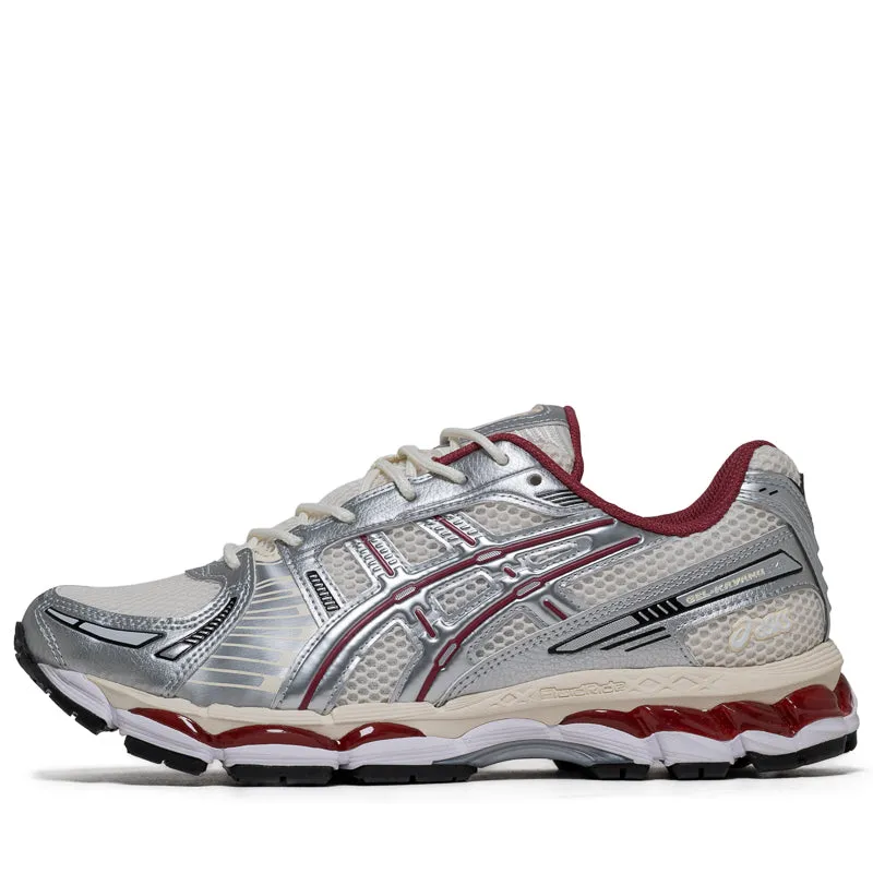 Asics Gel-Kayano 12.1 - Cream/Pure Silver Torsional Rigidity Plate Light   Weight Design