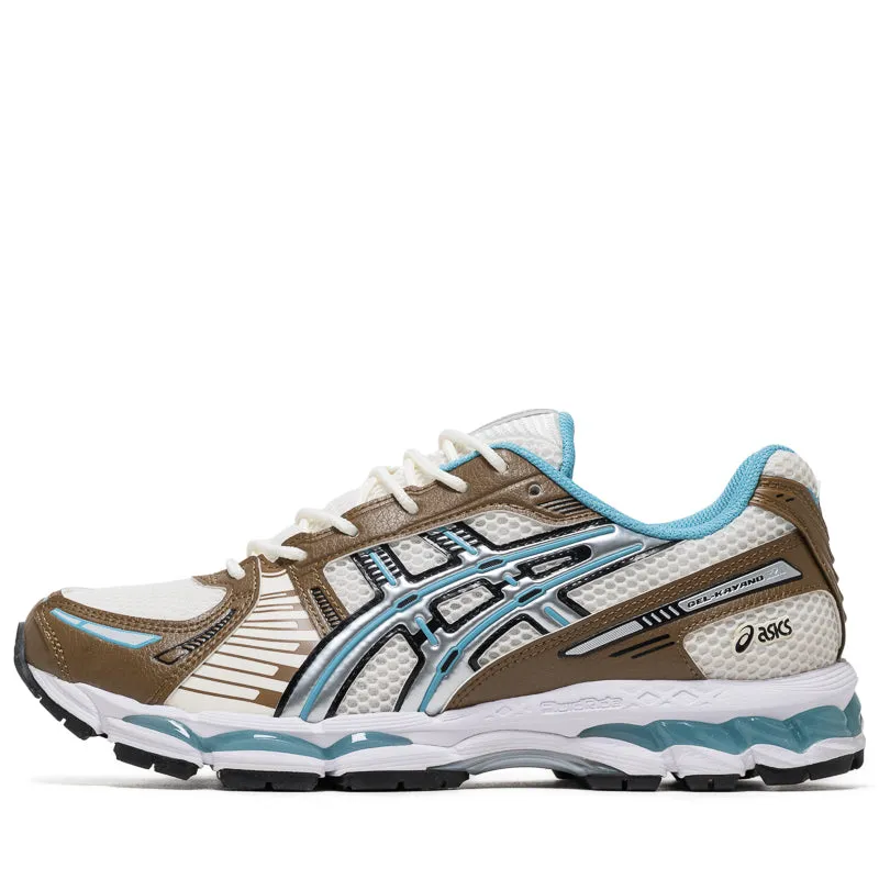 Asics Gel-Kayano 12.1 - Cream/Stillwater Breathable Airflow Design Friction control
