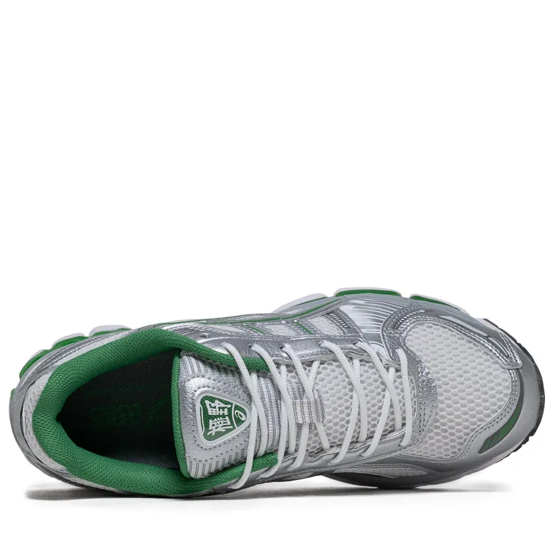 Asics Gel-Kayano 12.1 - White/Pure Silver mesh ventilation Gentle Support