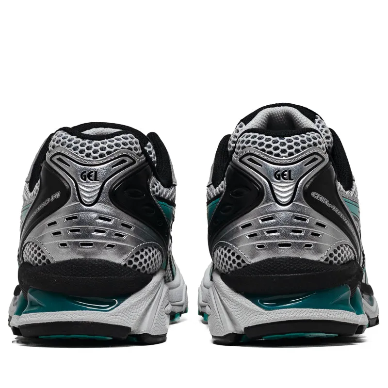 Asics Gel-Kayano 14 - White/Waterfall Zipper Closure Adaptive Flex Notches