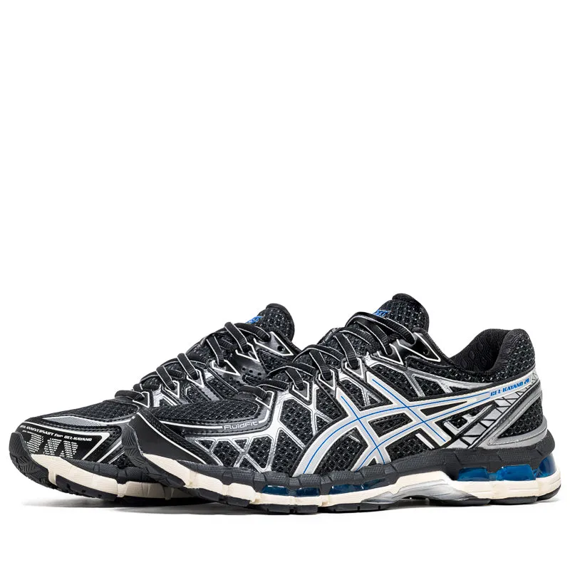 Traction Enhanced Pattern Zip Up Style Asics Gel-Kayano 20 - Black/Pure Silver