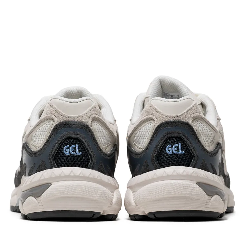 Shallow Footprint Motion Freedom Asics Gel-NYC (GS) - Cream/Smoke Grey
