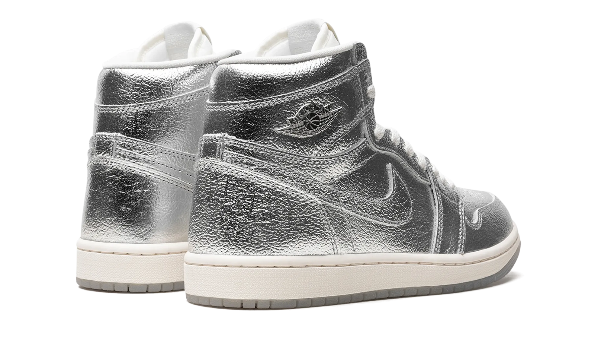 Air Jordan 1 High OG WMNS "Metallic Silver" Kinetic Stability Iconic silhouette