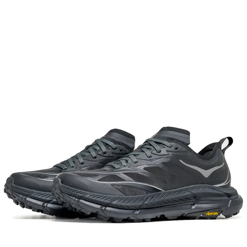 Sock Like Collar Fit Ergonomic Sole Hoka Mafate Speed 4 Lite - Black/Outer Orbit
