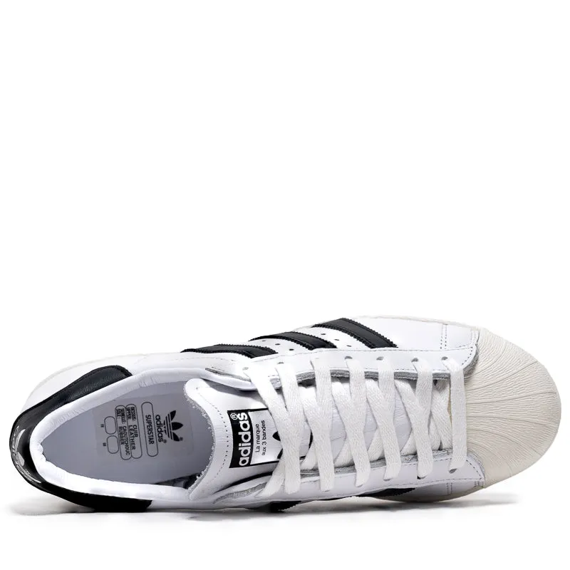 Adidas Superstar 82 - Cloud White/Core Black Adjustable Lace Lock Breathe Easy
