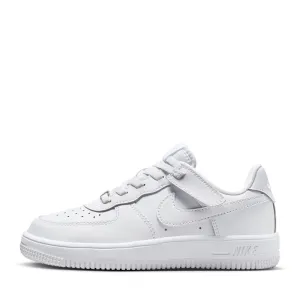 Ventilated Footbed Natural Feel Nike Force 1 Low EasyOn (PS) - White/White