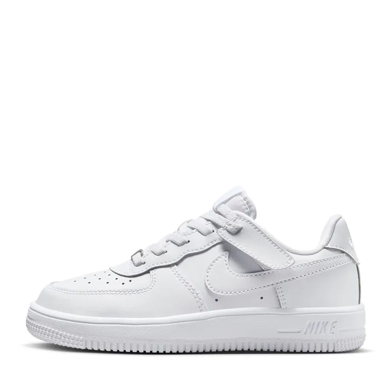 Ventilated Footbed Natural Feel Nike Force 1 Low EasyOn (PS) - White/White