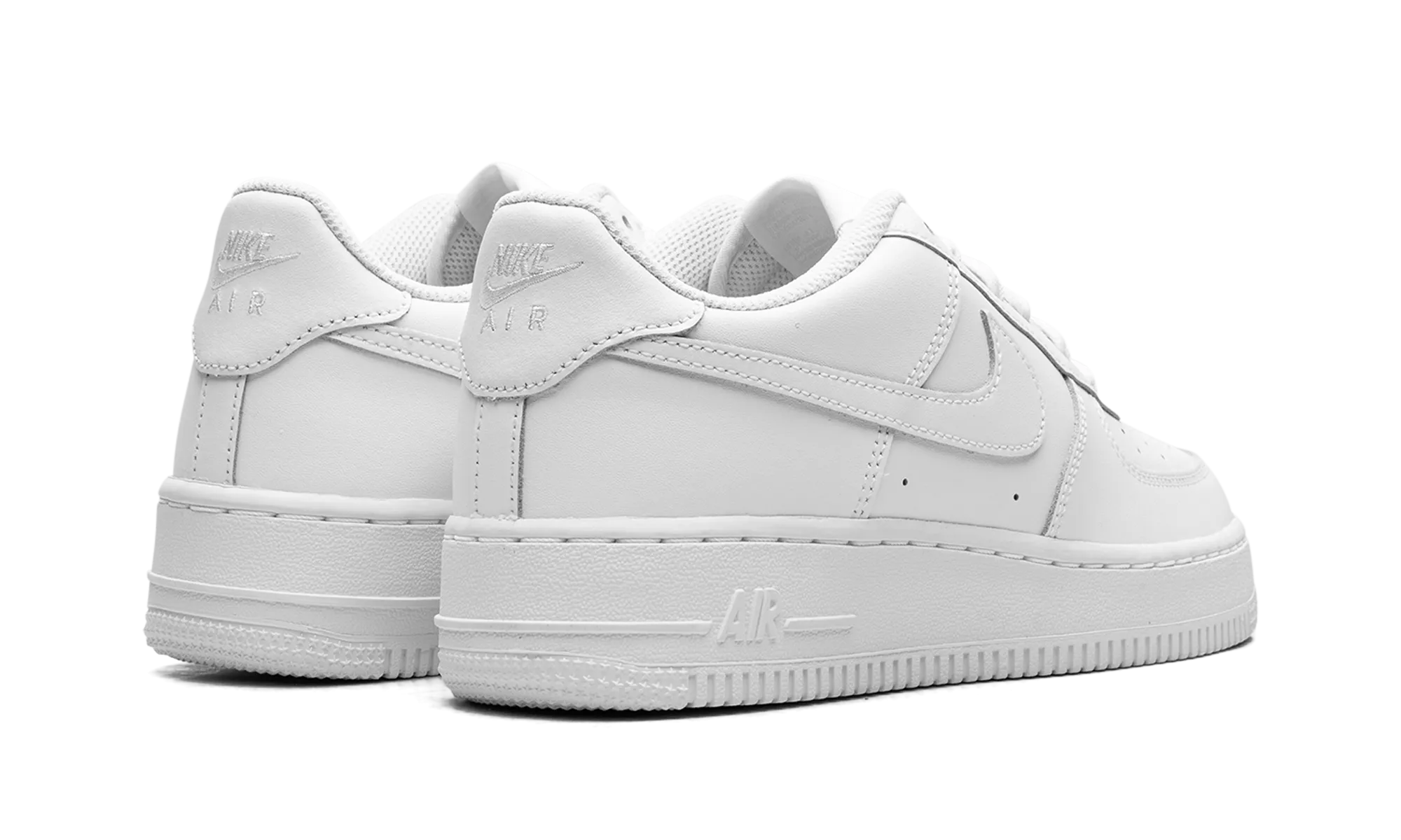 Fold   Flat Air Force 1 LE GS "Triple White"