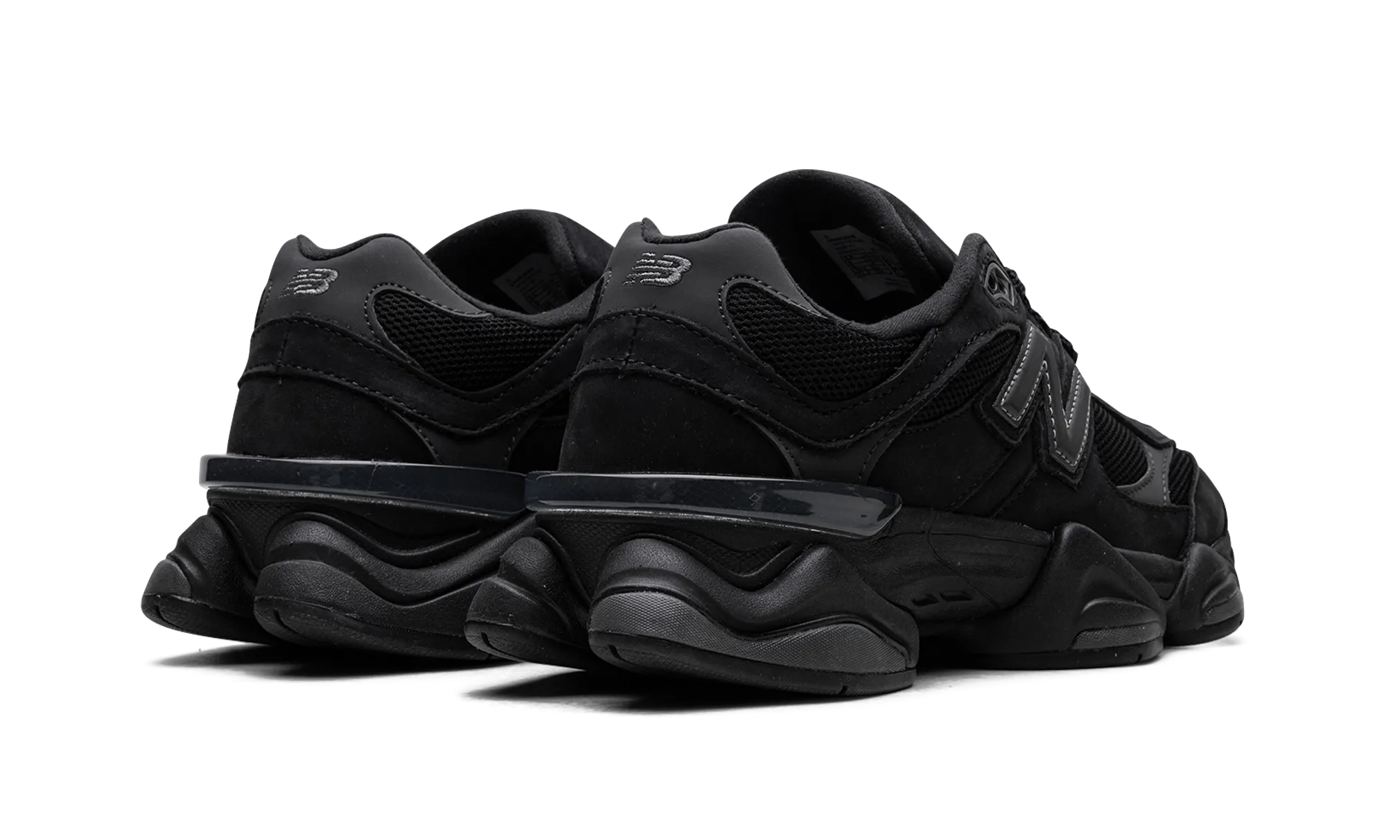 9060 "Black Cement" confidence building running shoe success