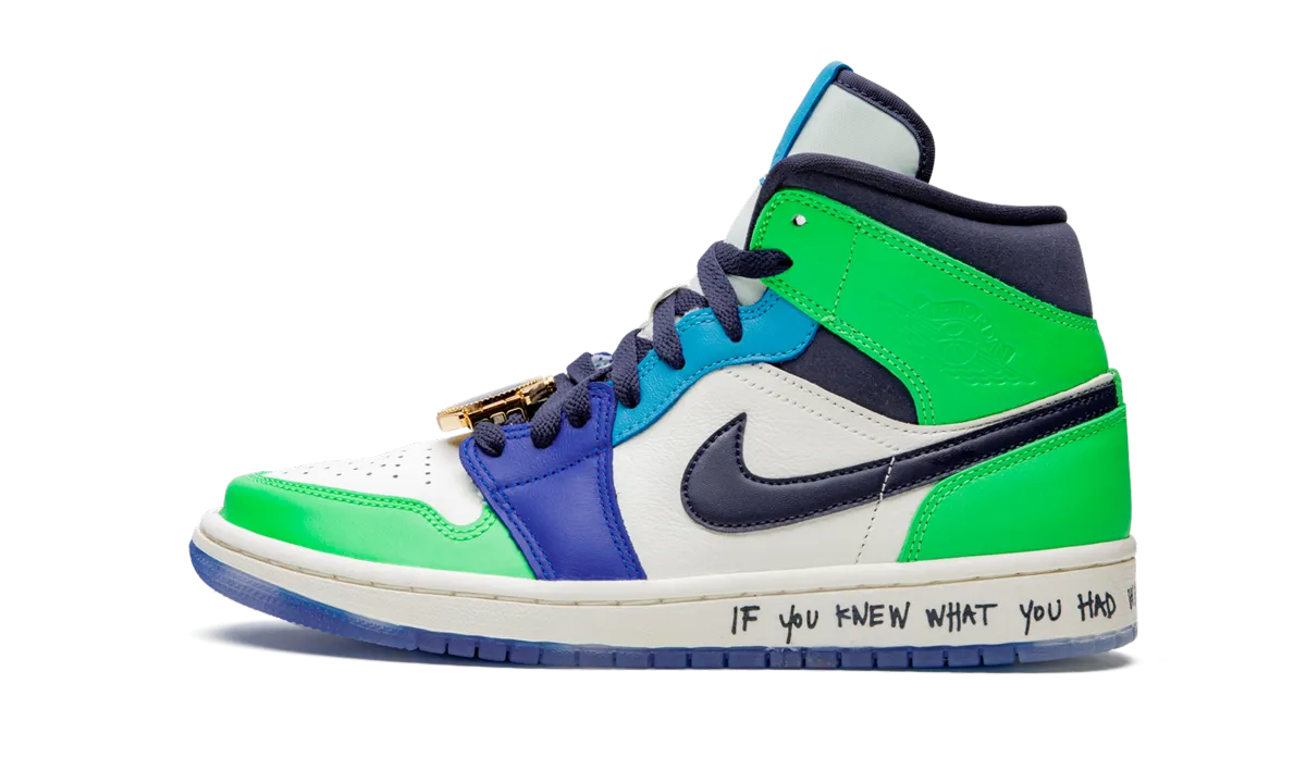 Low Cut Design Flex Groove Technology Air Jordan 1 Mid WMNS "Melody Ehsani - Fearless"