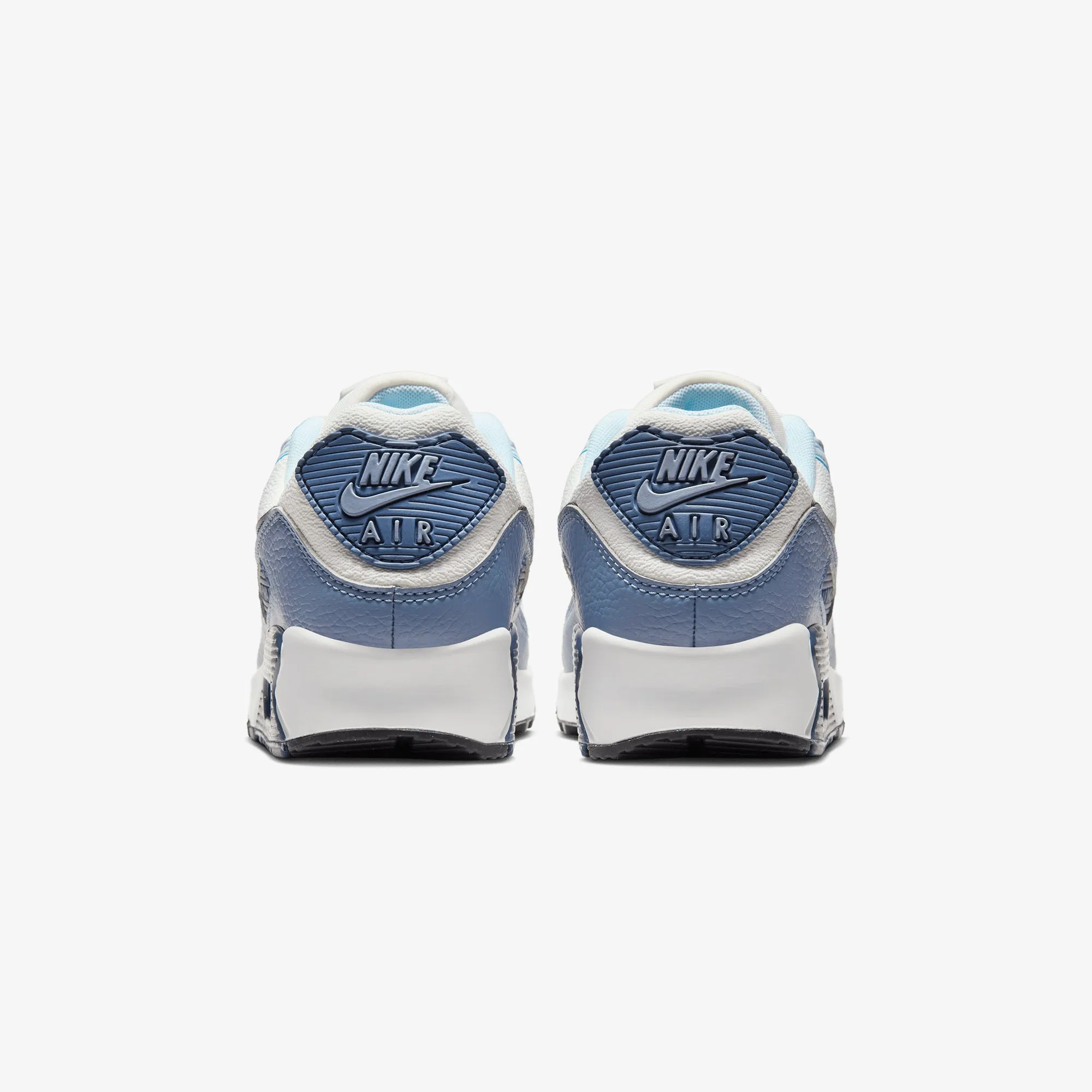 Move All Day Nike | AIR MAX 90 { SUMMIT WHITE/BLACK-ASHEN SLATE-BLUE TINT