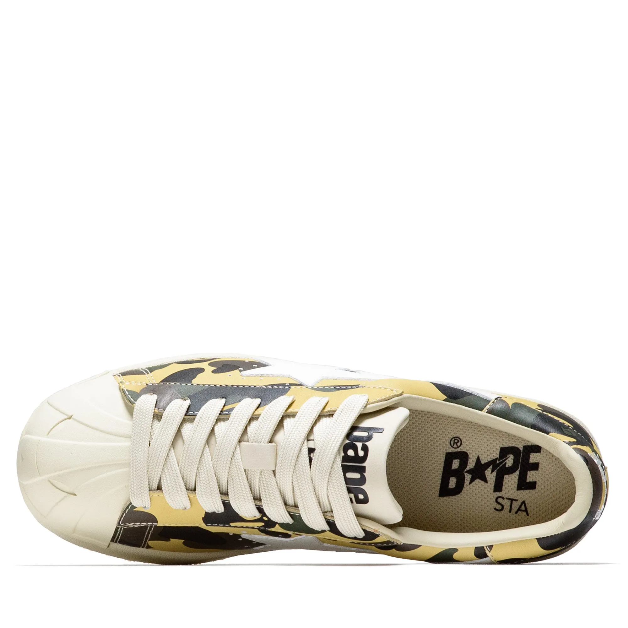 Bape Skull Sta M1 - Camo/Yellow Weather resistant Walk Lifestyle
