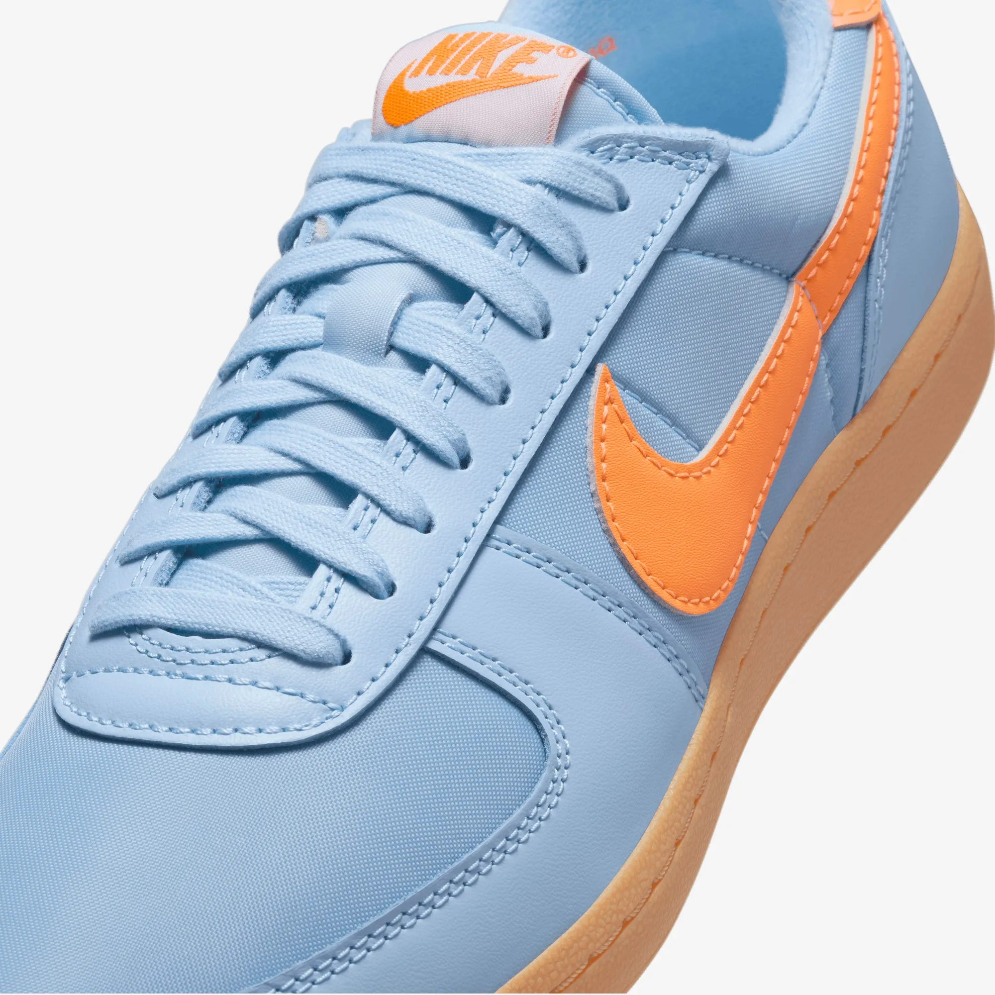 Soft outsole Canvas Material NIKE | FIELD GENERAL '82 SP { ALUMINUM/TOTAL ORANGE-GUM LIGHT BROWN