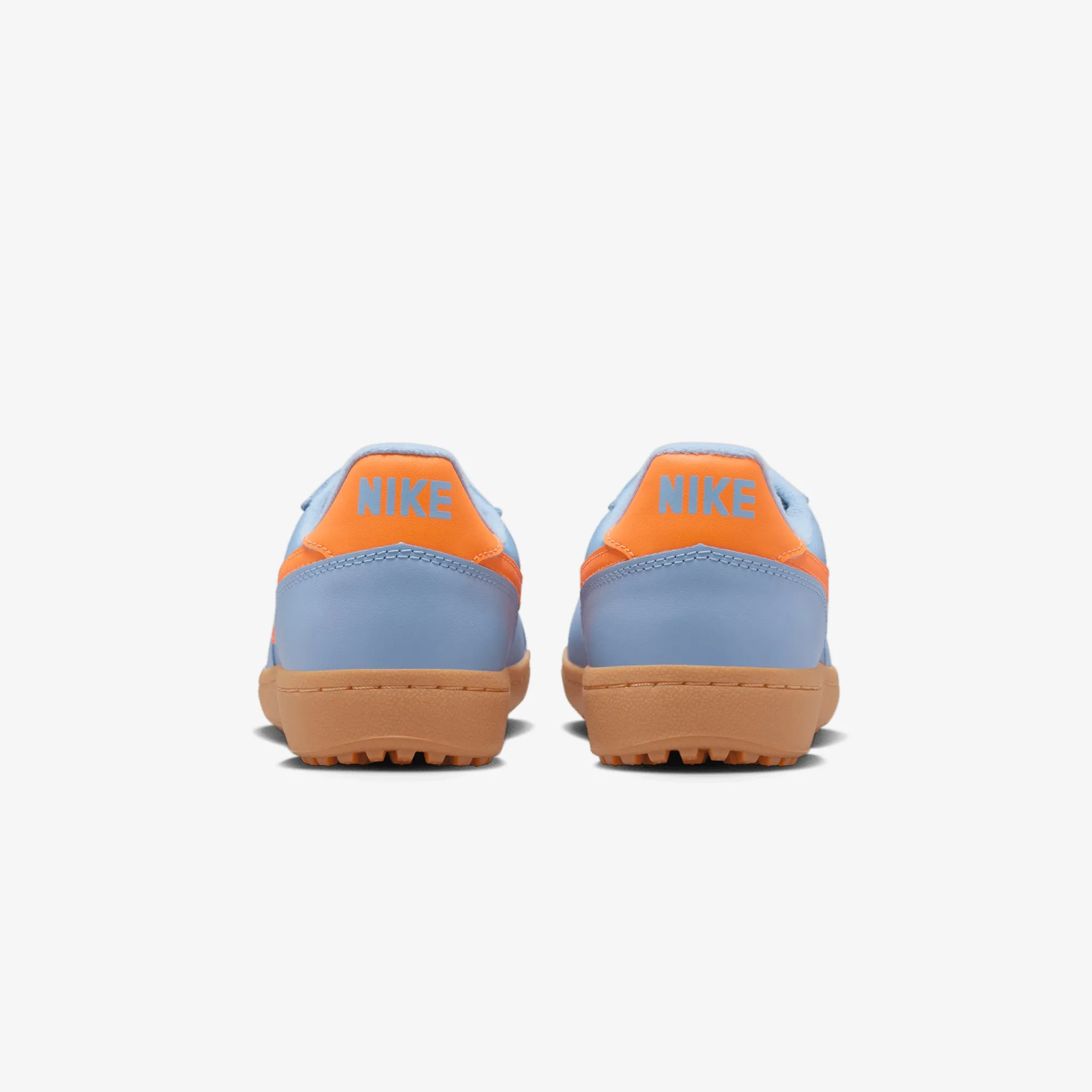 NIKE | FIELD GENERAL '82 SP { ALUMINUM/TOTAL ORANGE-GUM LIGHT BROWN Flex grooves Quick Motion