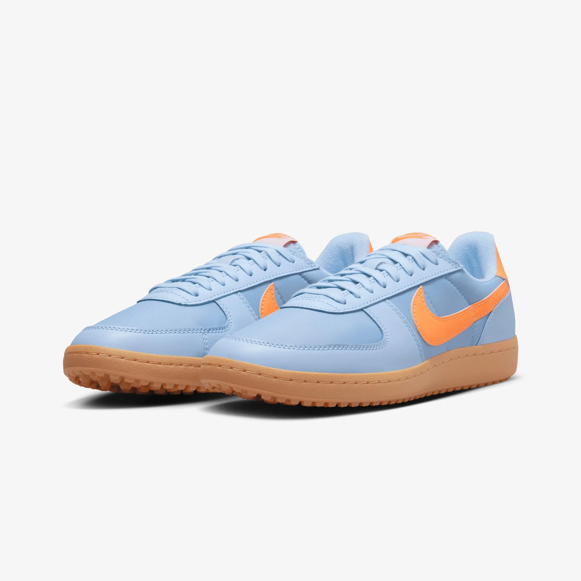 Injection Molded Construction Sophisticated Comfort NIKE | FIELD GENERAL '82 SP { ALUMINUM/TOTAL ORANGE-GUM LIGHT BROWN