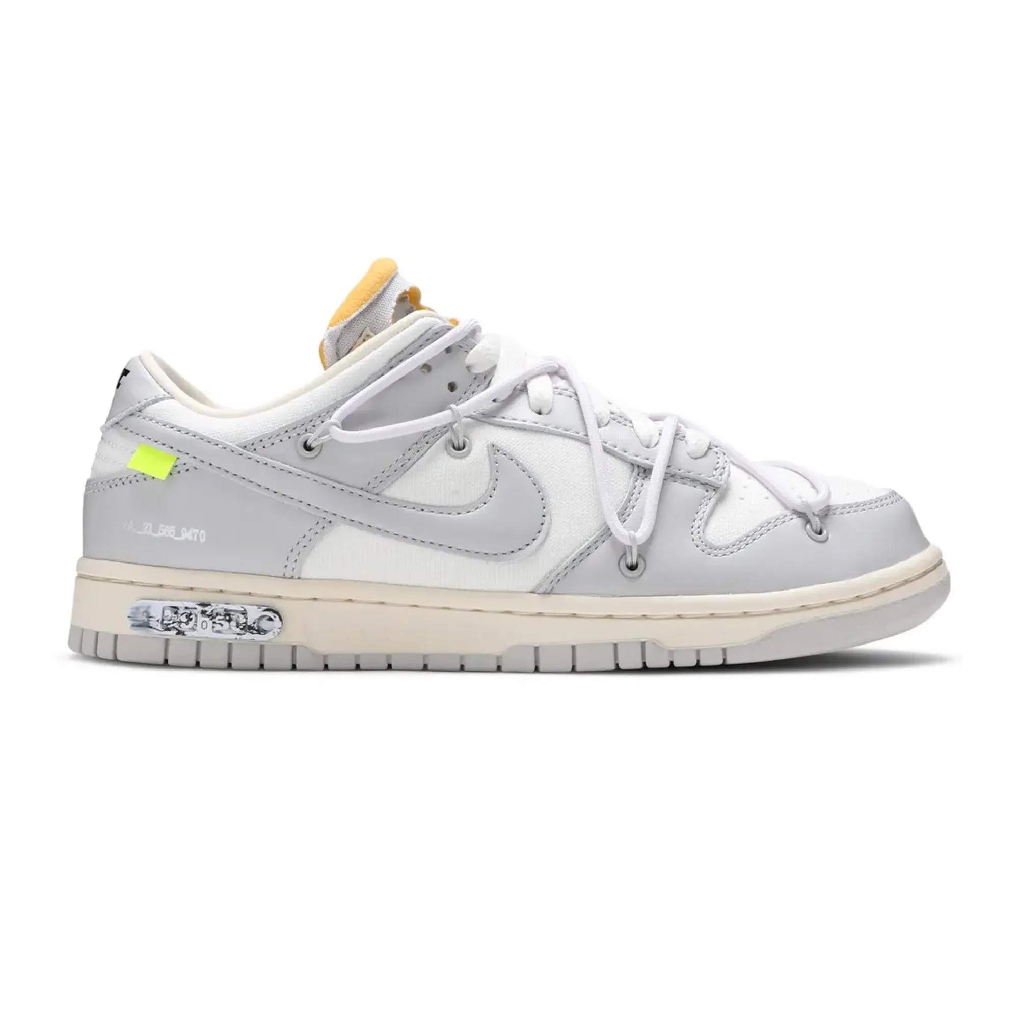Daily Commuting Tapered Heel Design Nike Dunk Low 'Off-White Lot 49' (2021)