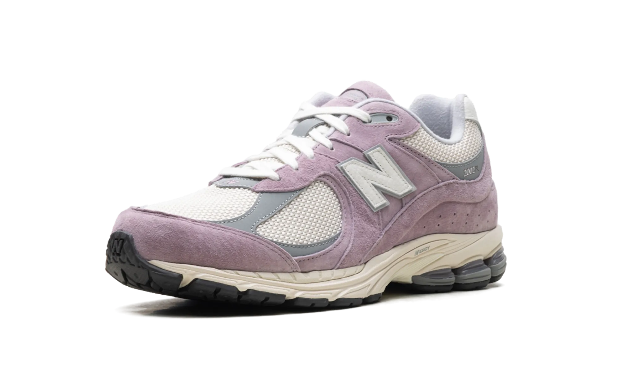 leather materials incline running shoes 2002R "Ice Wine White"