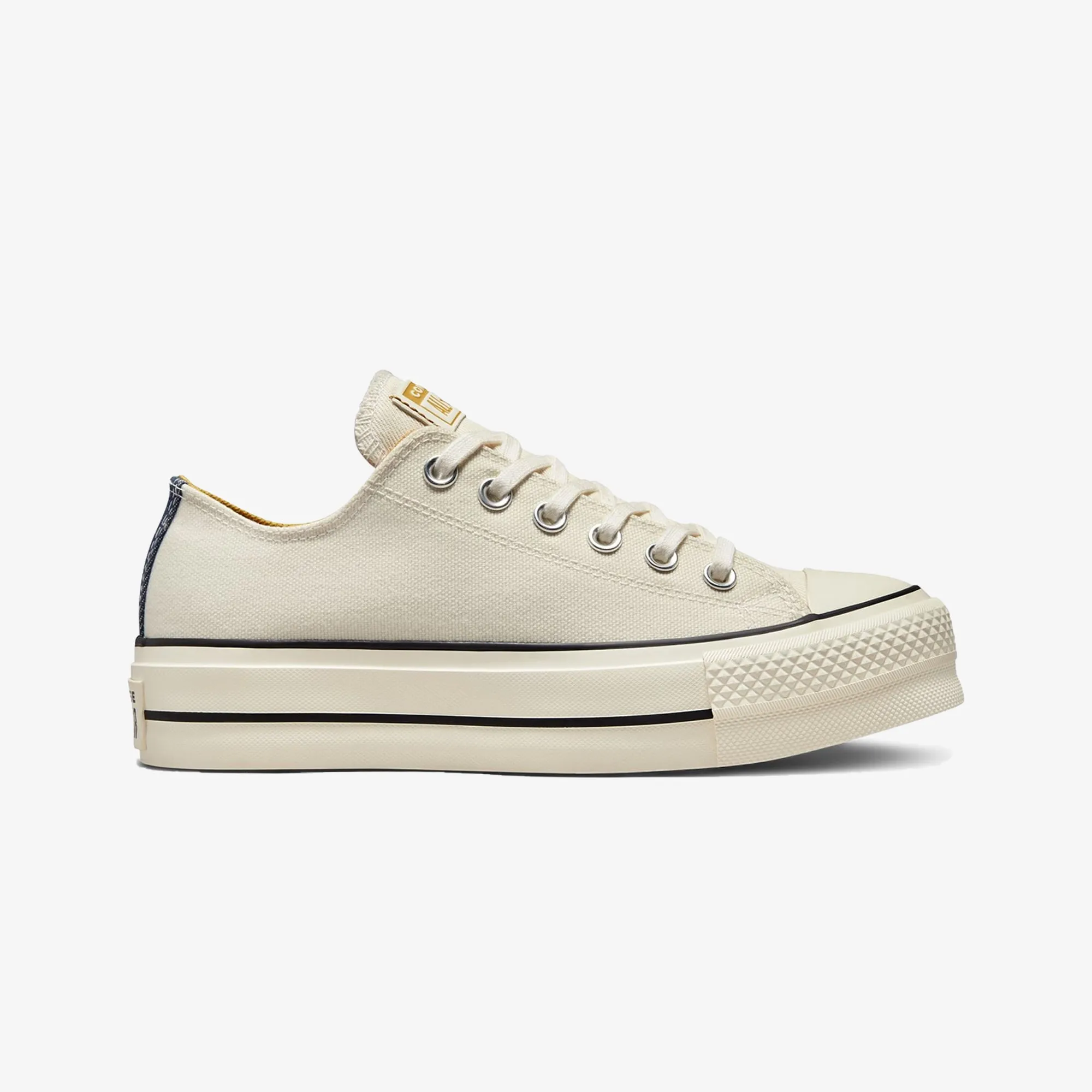 Structured Choice Converse | CHUCK TAYLOR ALL STAR LIFT DENIM FASHION LOW TOP EGRET 'WHITE'