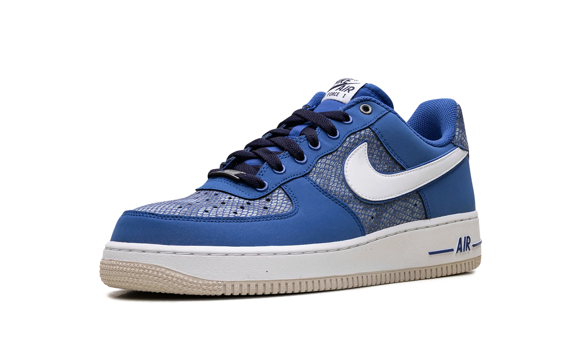 Air Force 1 "Snake Skin Blue" Action Ready