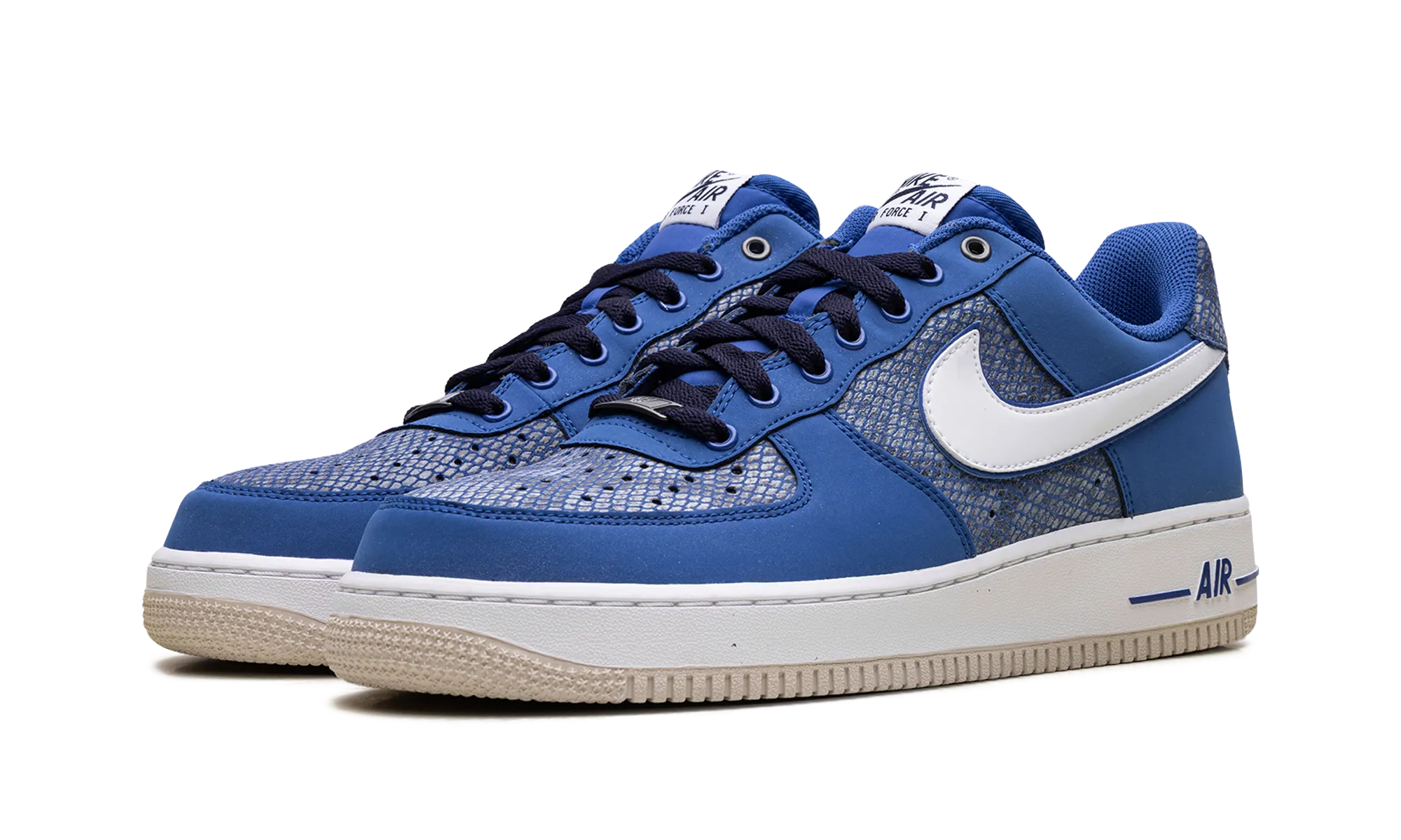 Quick Action Fit Air Force 1 "Snake Skin Blue"