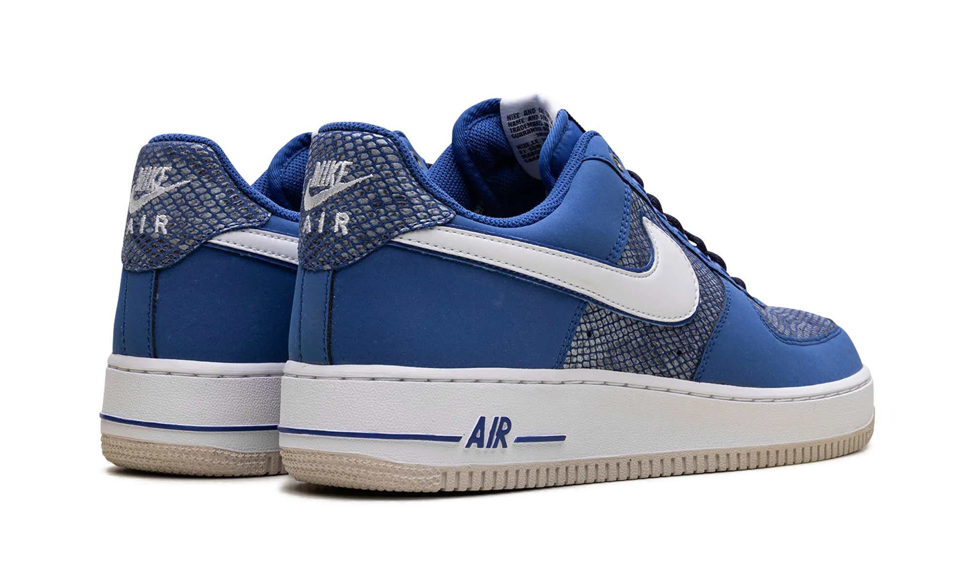 Air Force 1 "Snake Skin Blue" Performance Boost