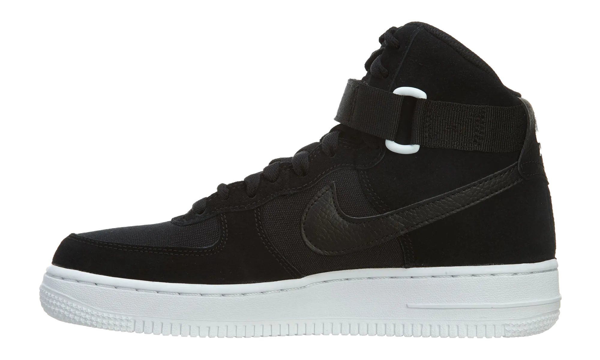 Modern Design Team Spirit Air Force 1 High GS "BLACK WHITE"