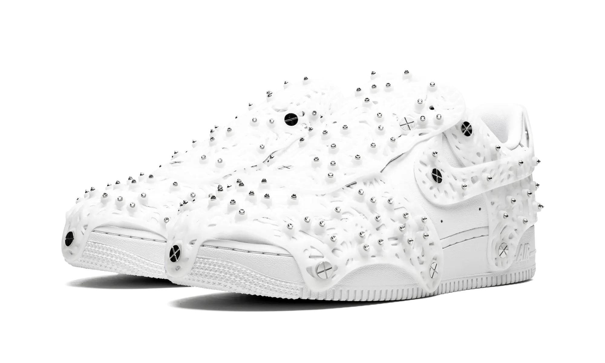 Non Marking Soles AIR FORCE 1 LO LXX MNS WMNS "Swarovski Retroreflective Crystals White"