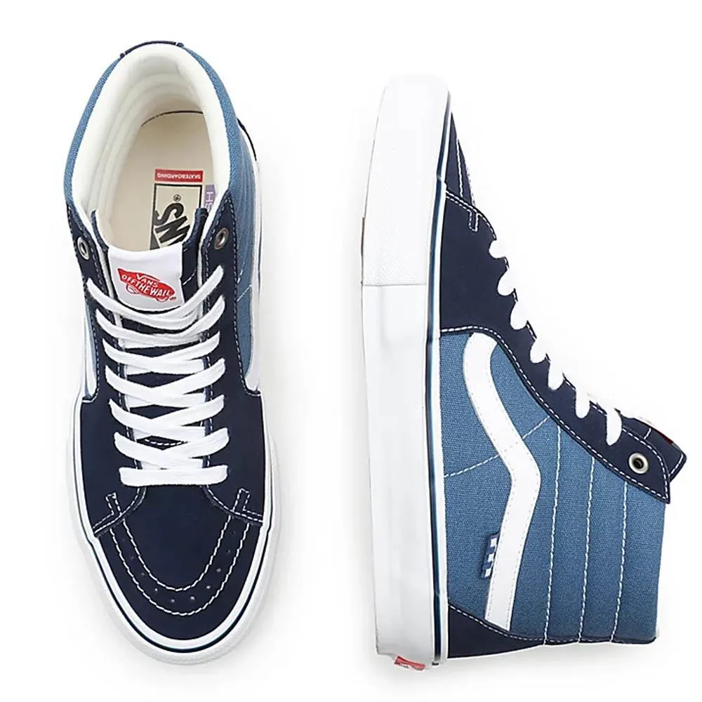 Robust Reliable Vans Skate Sk8-Hi - Navy/White