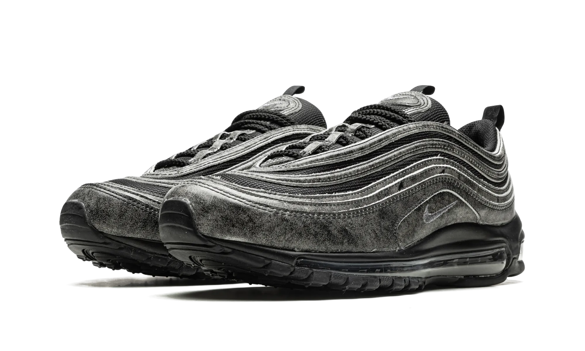 Air Max 97 "Comme des Garcons - Glacier Grey" glossy running shoes