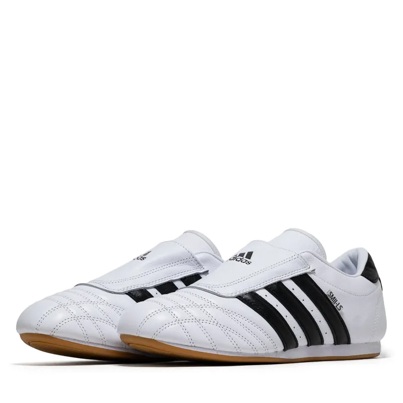 Dual Material Women's Adidas Taekwondo - Cloud White/Core Black