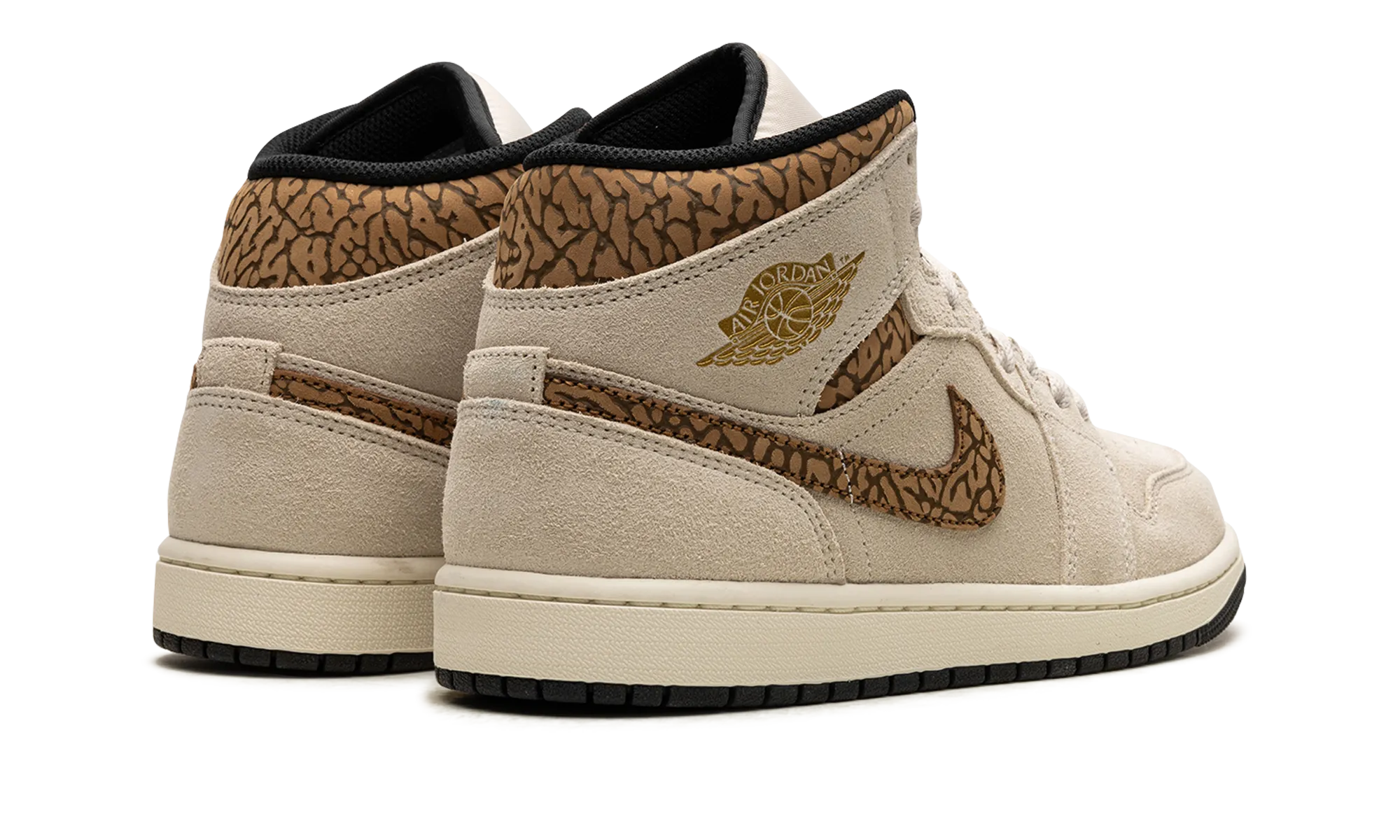 Luxe support Versatile Sole Air Jordan 1 Mid "Brown Elephant"