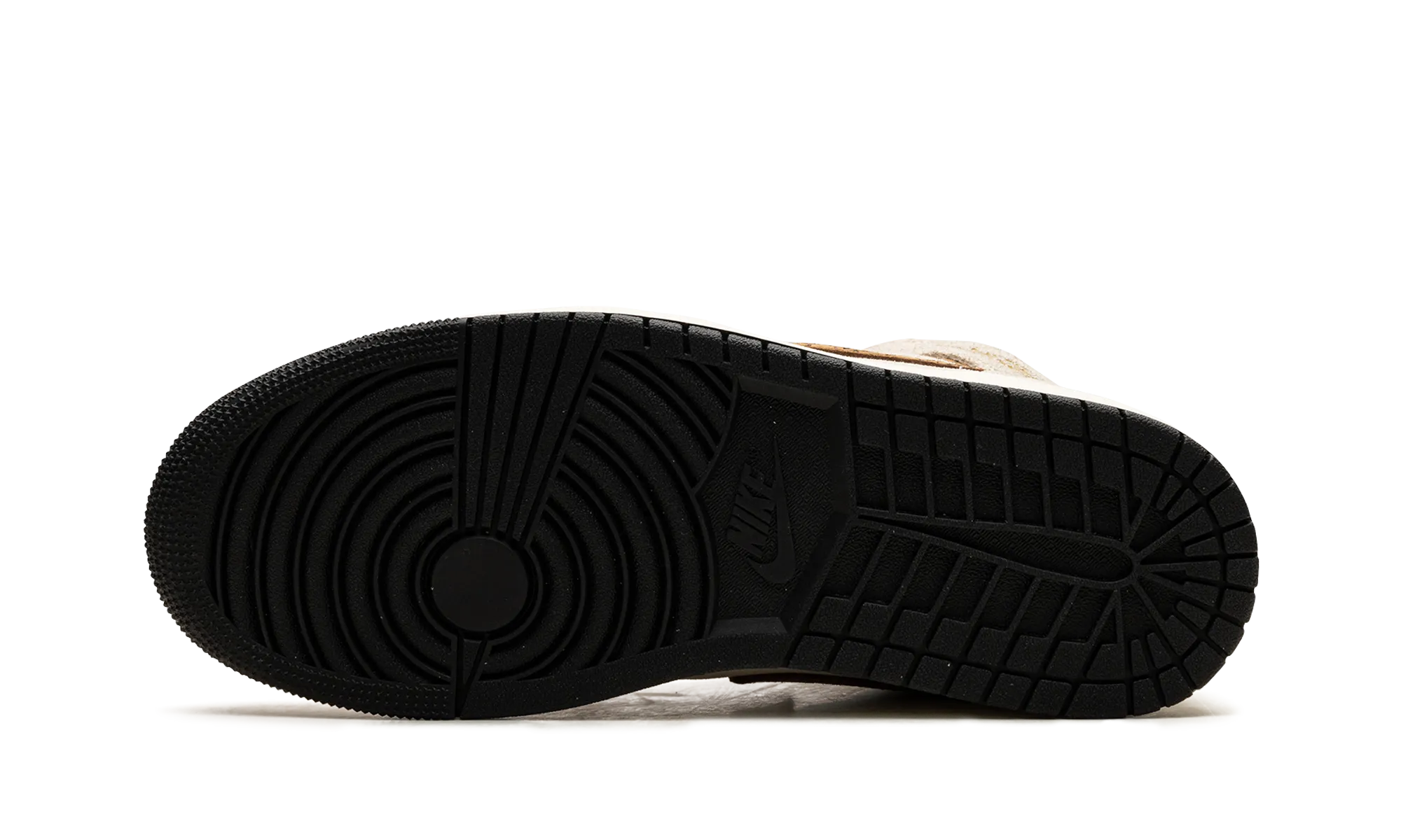 Air Jordan 1 Mid "Brown Elephant" Elastic Collar Padding