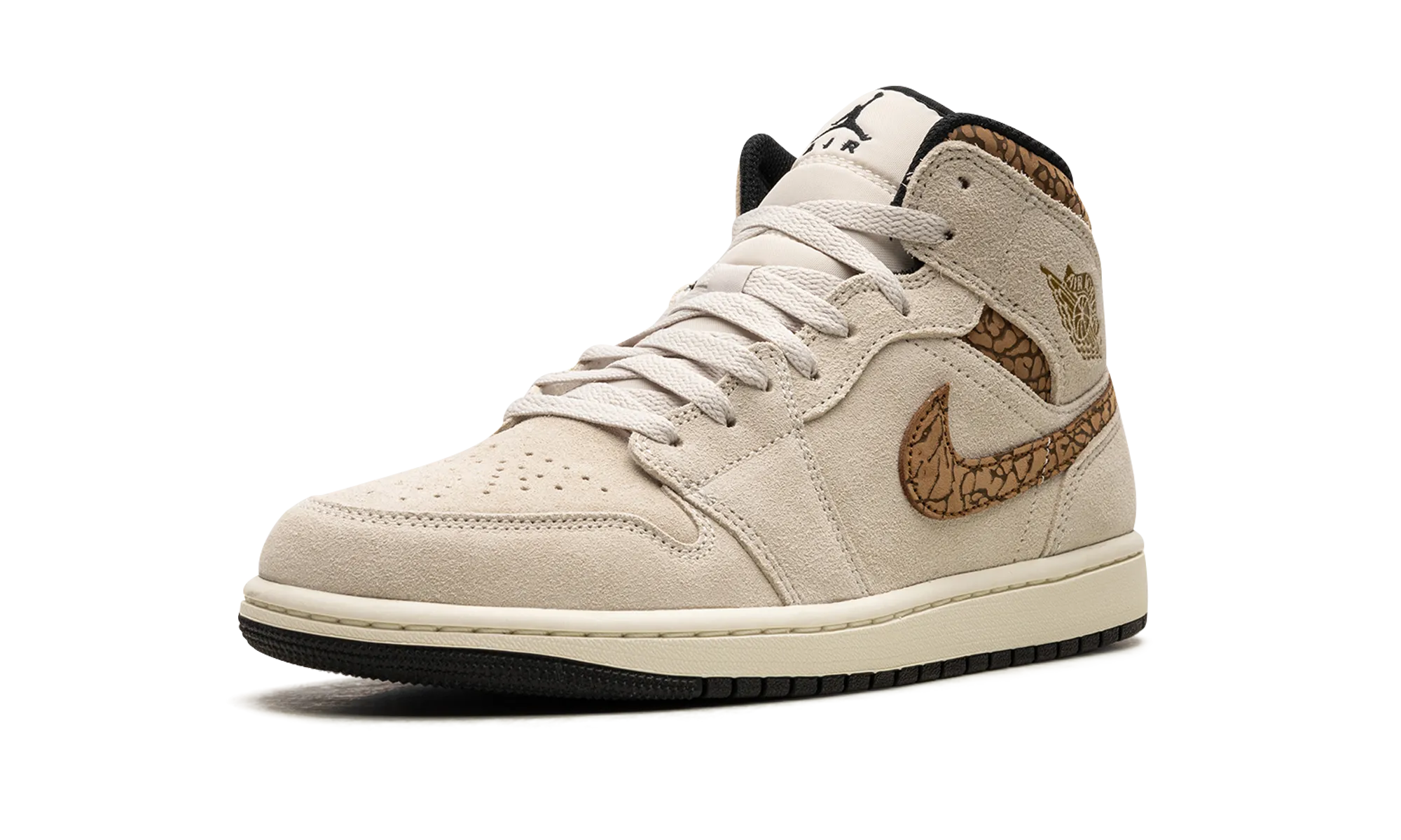 Air Jordan 1 Mid "Brown Elephant" Neutral Ride