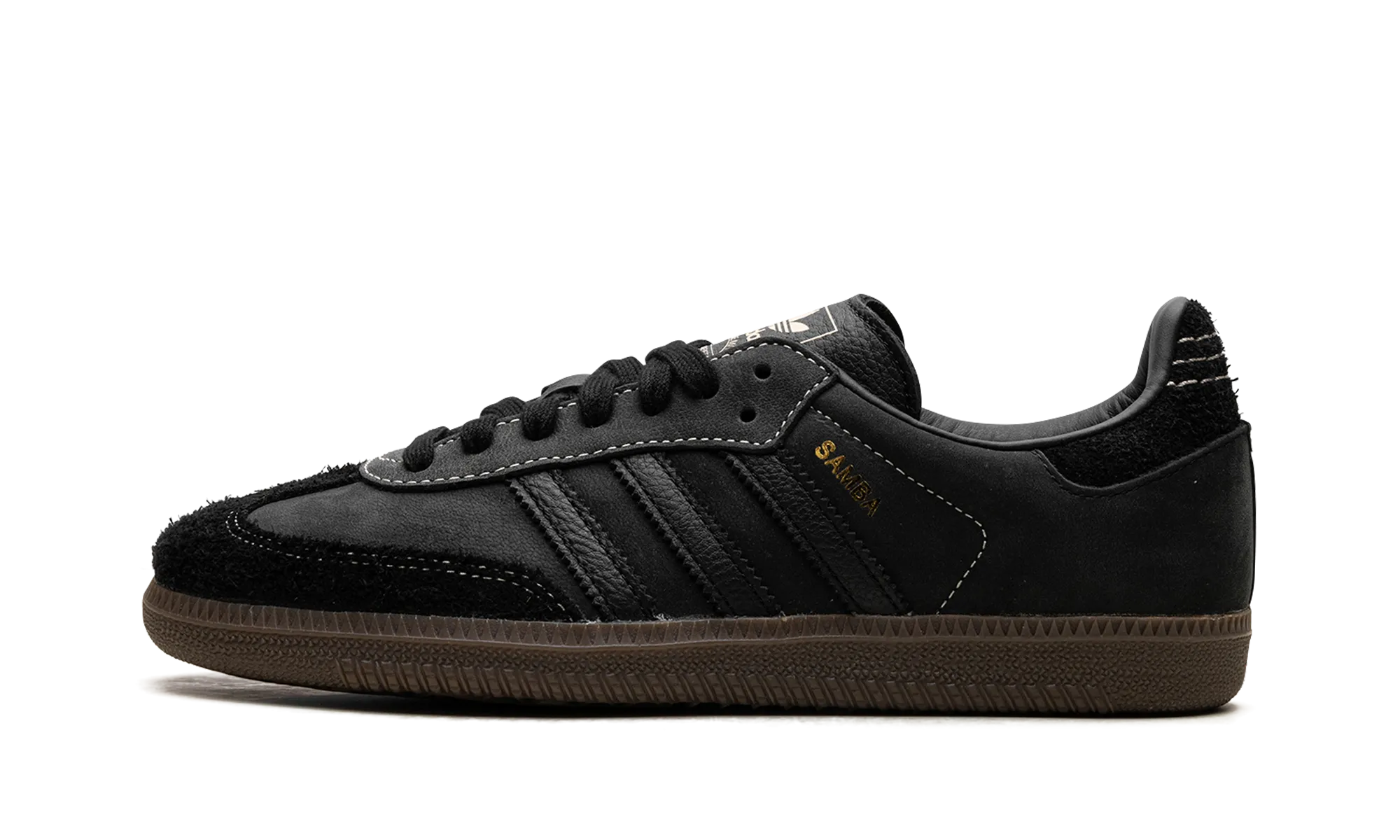 Zipper Closure Smooth Sole SAMBA OG WMNS "Core Black Crystal Sand"