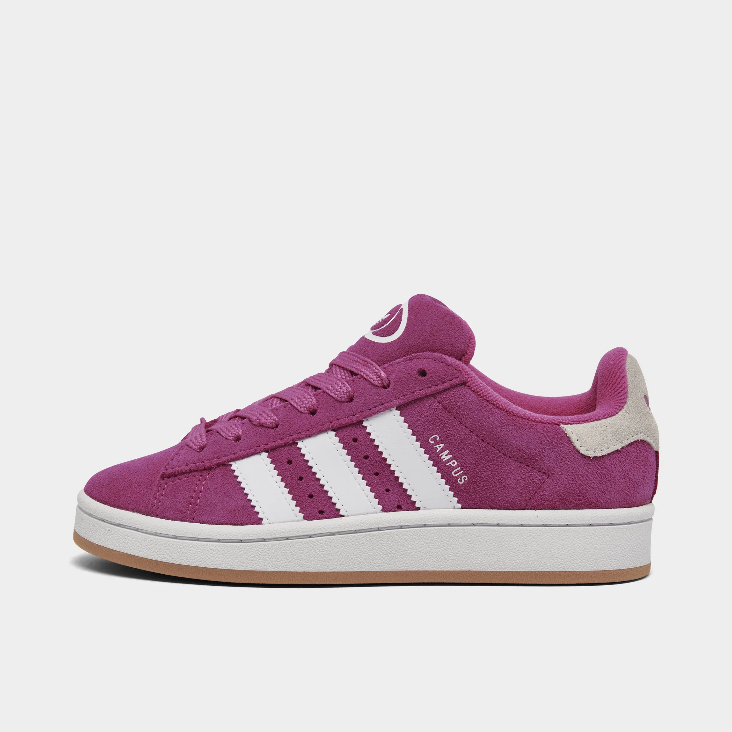 adidas Juniors' Campus 00s Pink / White - Gum Indoor Use