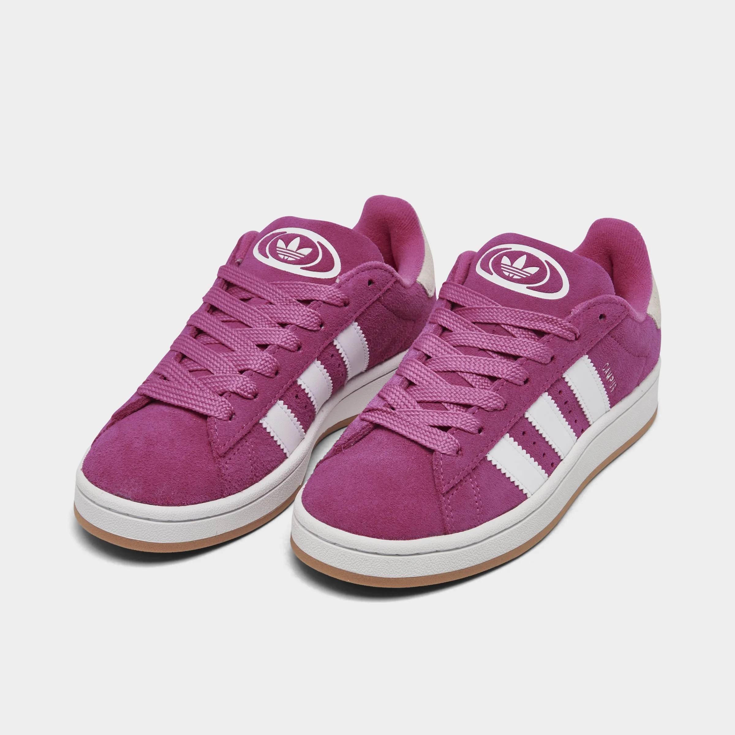 adidas Juniors' Campus 00s Pink / White - Gum High Rebound Midsole Sport Fusion