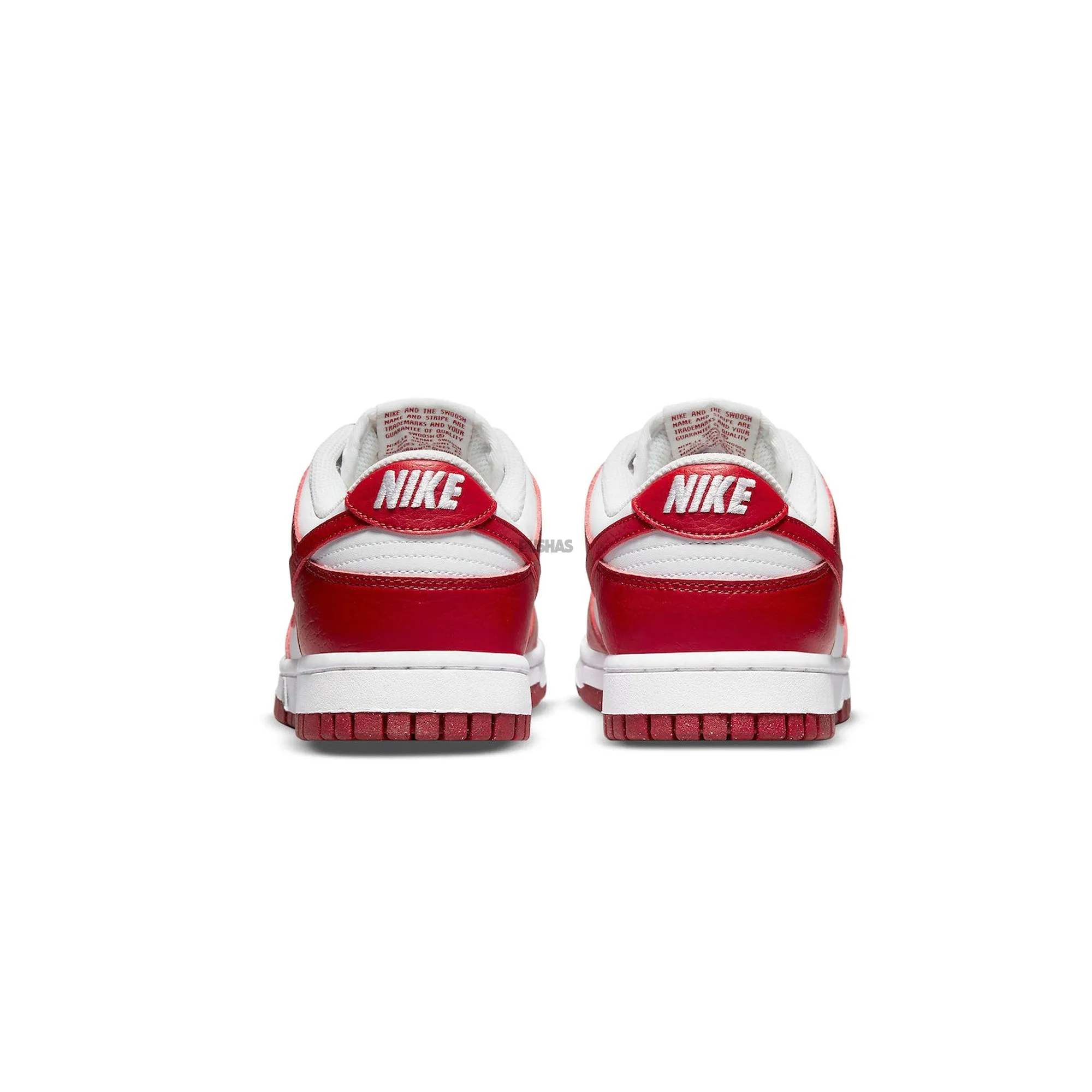 Nike Dunk Low Next Nature 'White Gym Red' Women's (2022) suede upper Lightweight EVA Foam