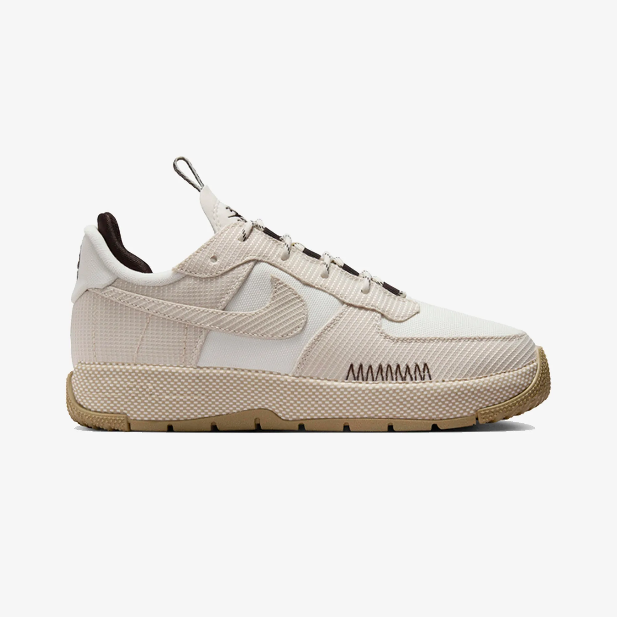 Total Comfort Simple Match Nike | AIR FORCE 1 WILD  { PHANTOM/PHANTOM-VELVET BROWN-KHAKI