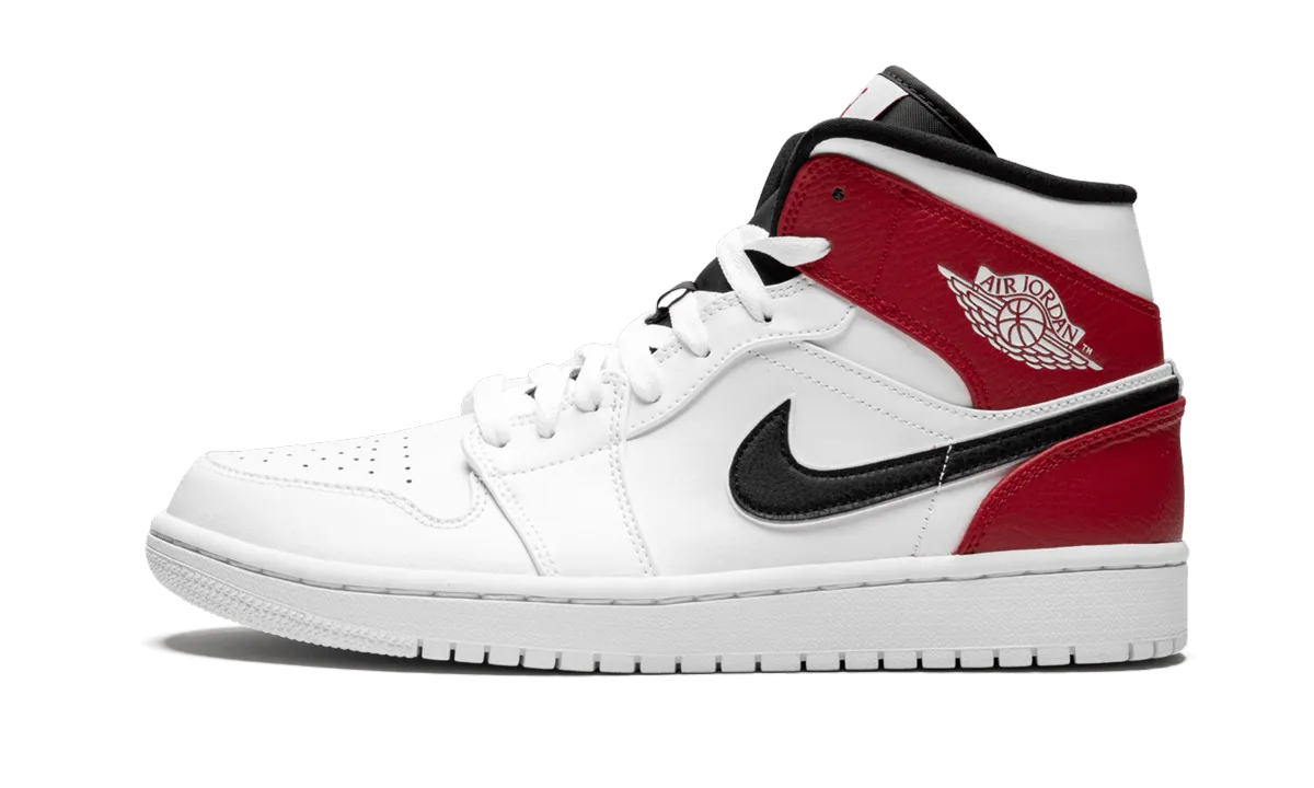 Air Jordan 1 Mid "White Chicago" Elasticated Lacing Foot Relief